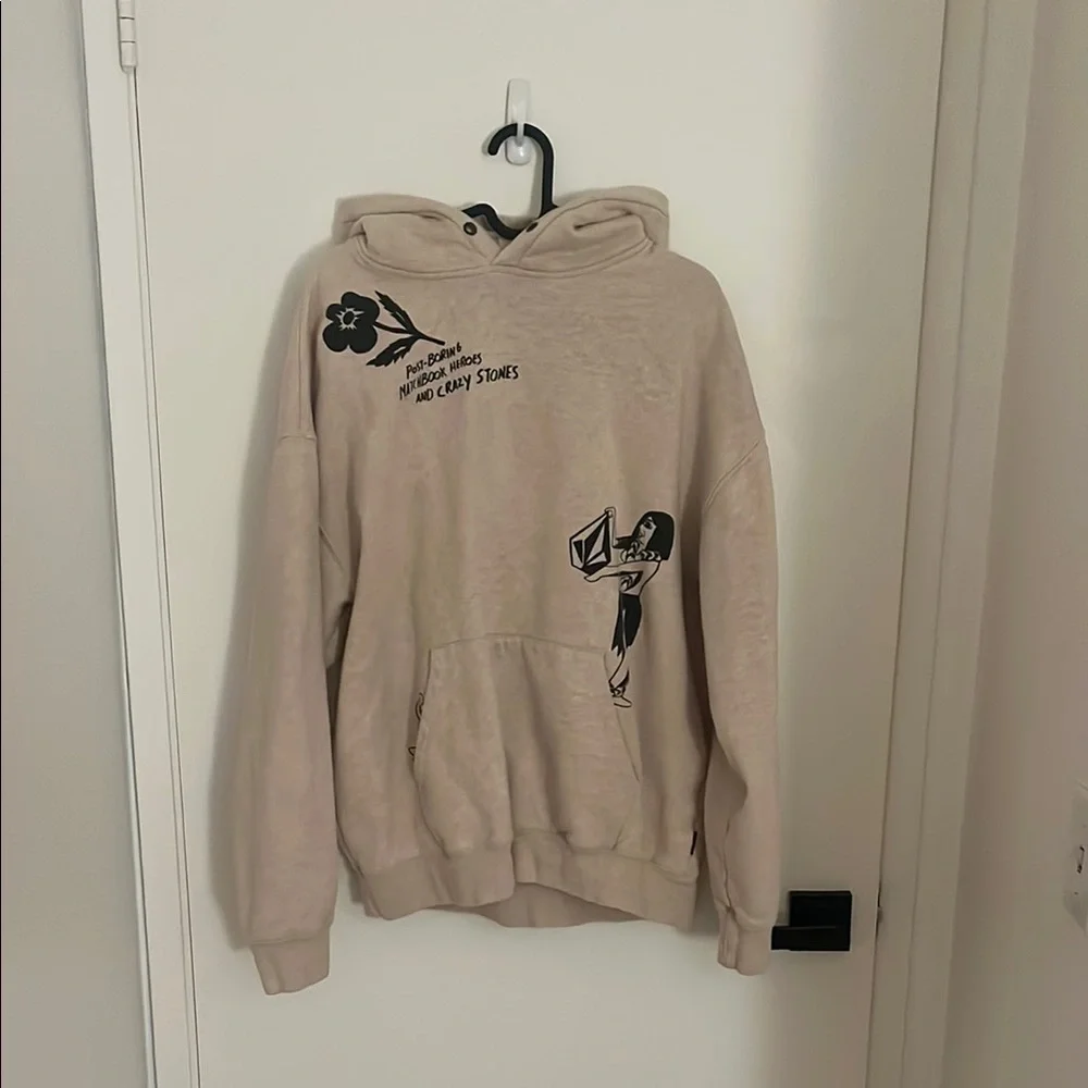 Volcom Cream Graphic Sweater - Picture 1 of 3